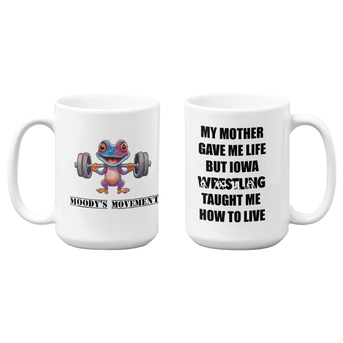 Moody's Movement Two-Sided Coffee Mug | 15 oz Ceramic Mug