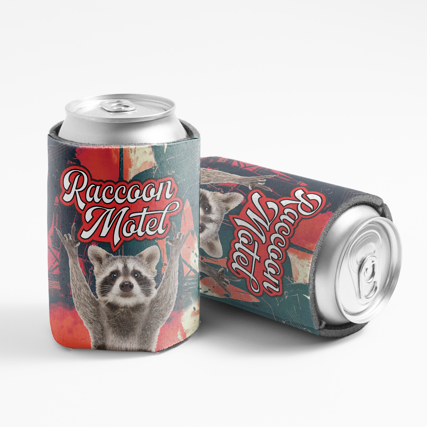 Raccoon Motel - OG 6-Pack of Can Coolers