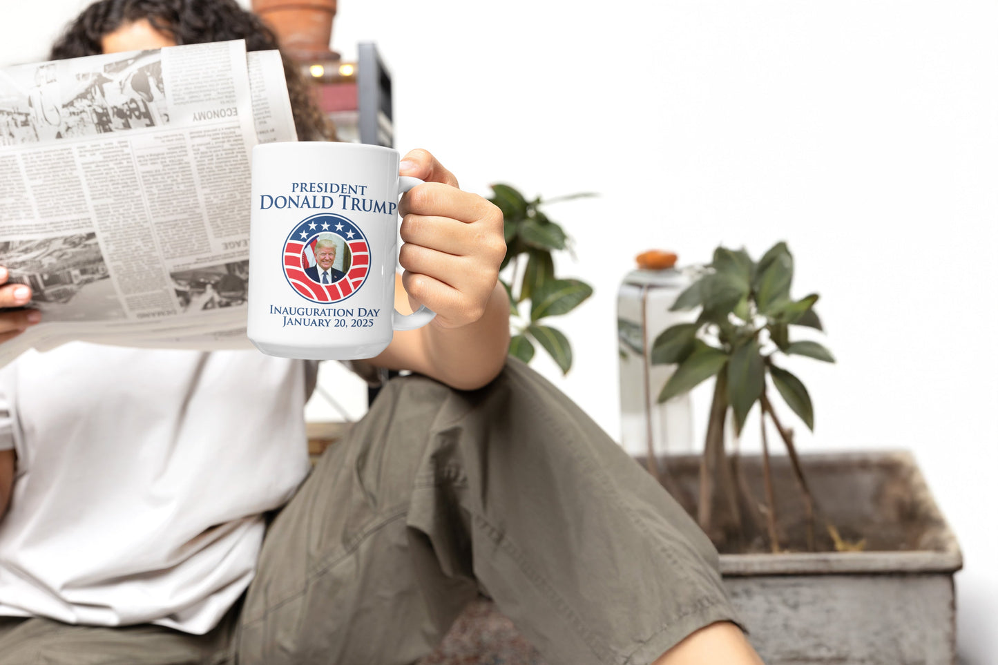 Donald Trump Inauguration Day Coffee Mug, 15oz