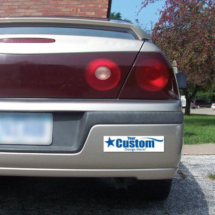 A campaign bumper sticker