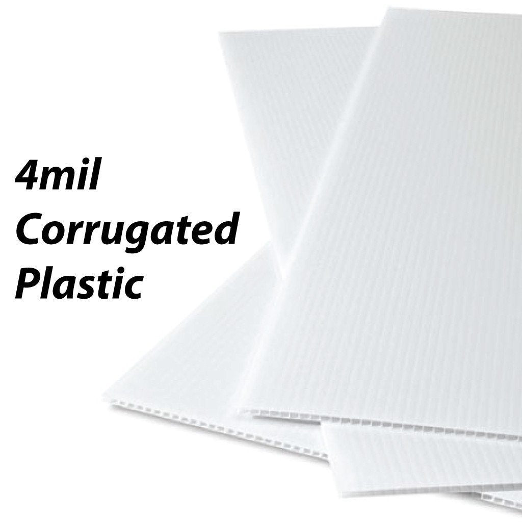 4 mil corrugated plastic