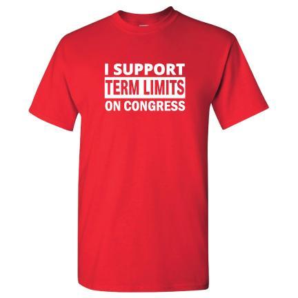 Term Limits T-Shirt Red