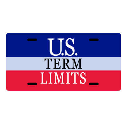 US Term Limits License Plate FREE SHIPPING (19730)