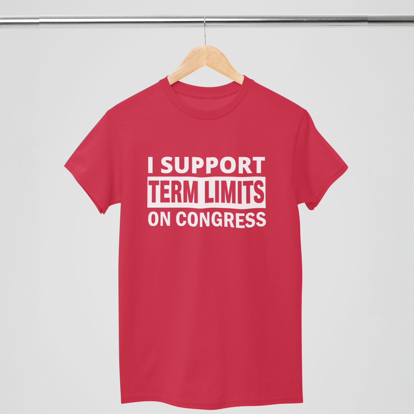US Term Limits T-Shirt “I Support Term Limits On Congress”