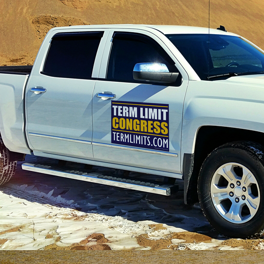 US Term Limits Car Door Magnet 18x24-Inches