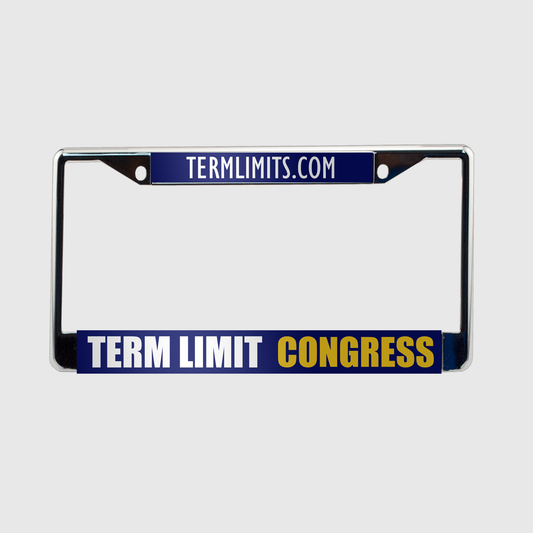 US Term Limits License Plate Frame | 6x12-Inches