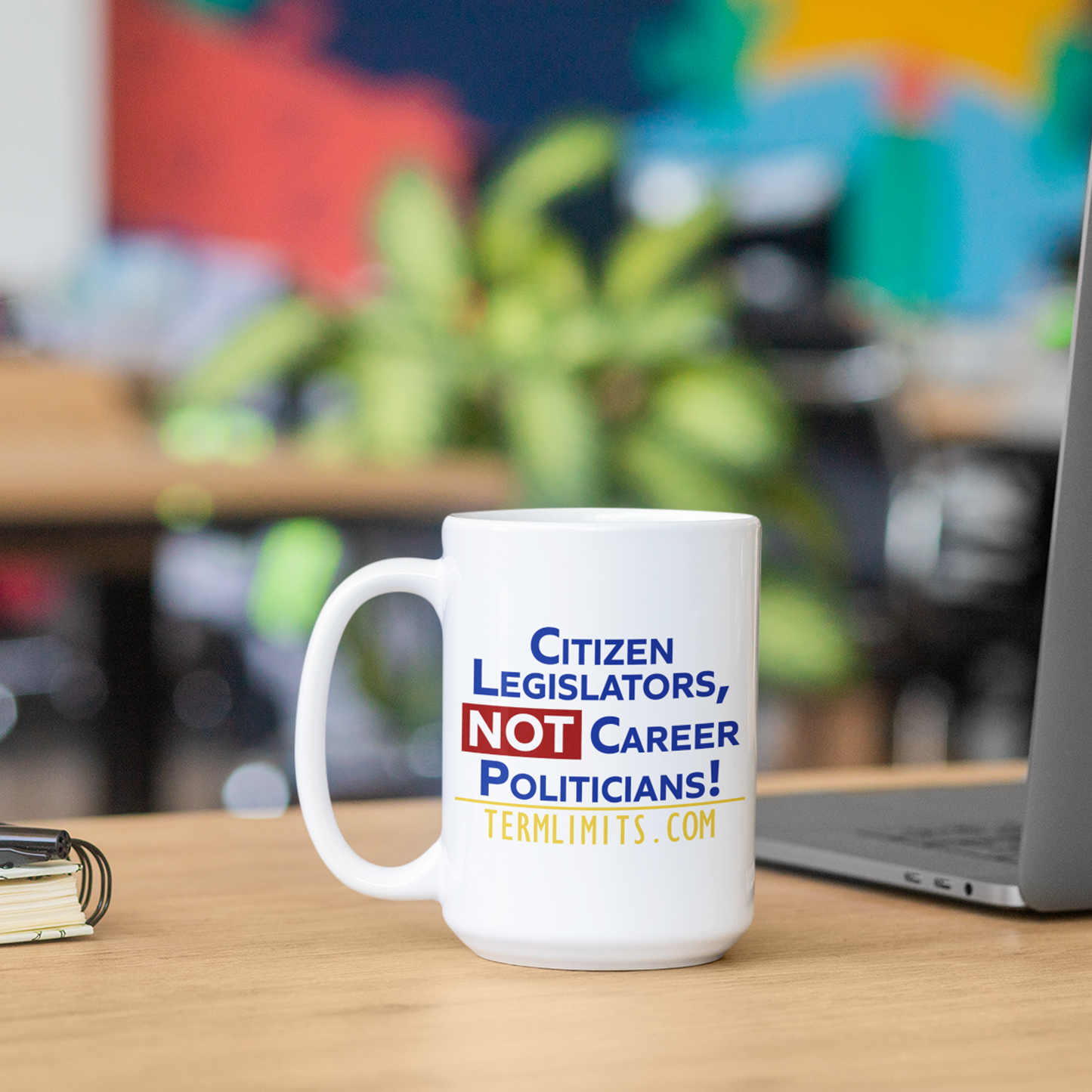 US Term Limits Coffee Mug 15-Ounces | Citizen Legislators