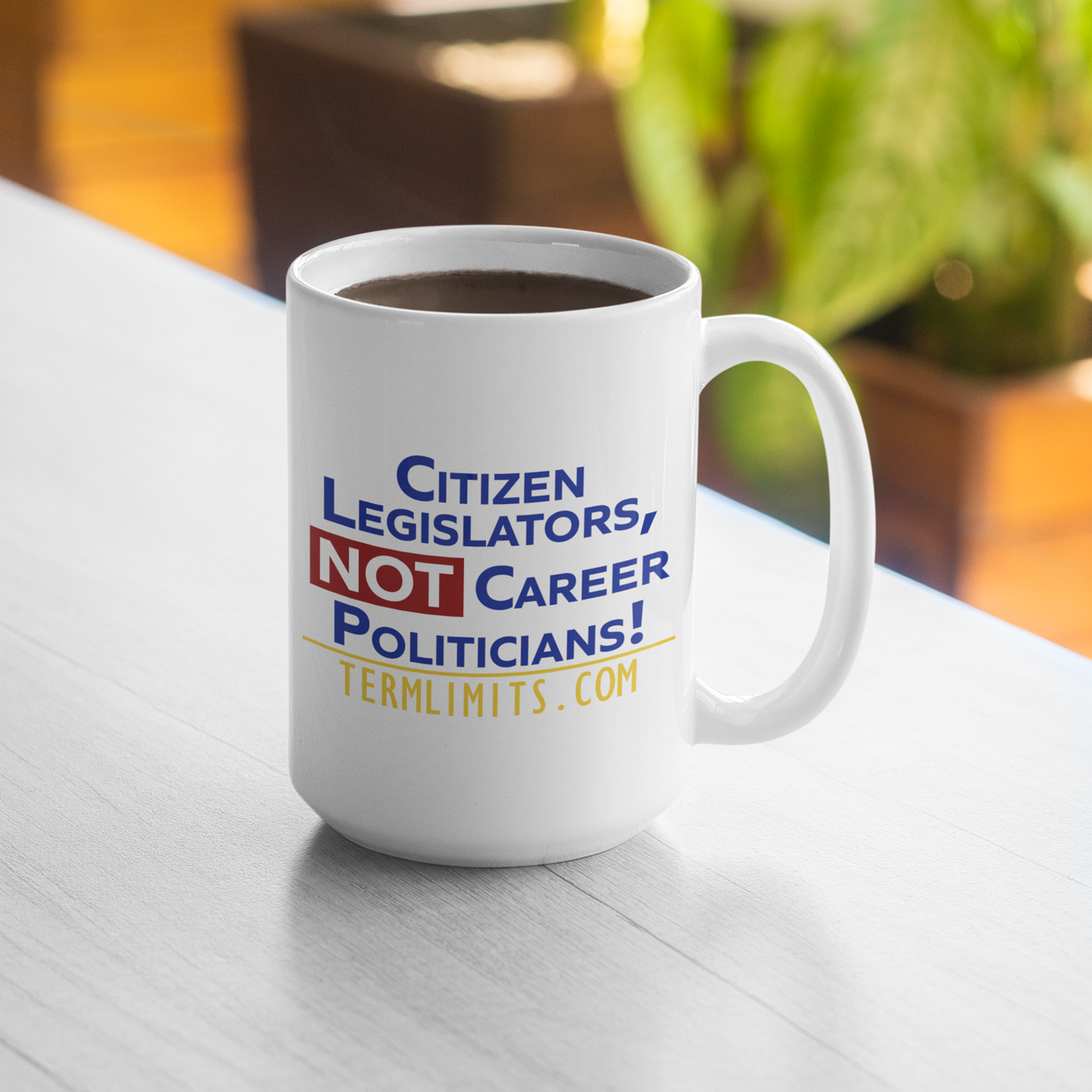 US Term Limits Coffee Mug 15-Ounces | Citizen Legislators