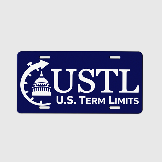 US Term Limits Novelty License Plate | Logo