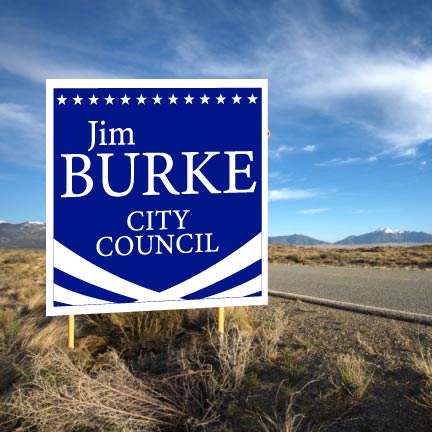 Custom Campaign Yard Signs