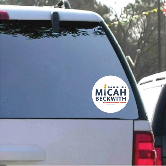 Micah Beckwith for Congress Car Decal