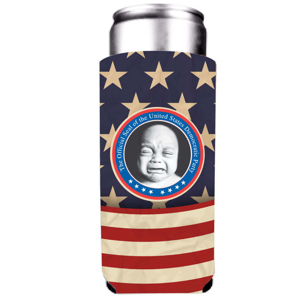 Crybaby Seal Republican Coffee Mug & Can Cooler Gift Pack (13678)