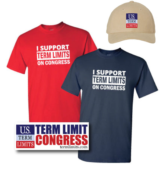 U.S. Term Limits 2 TShirts, Hat & Bumper Sticker Set  FREE SHIPPING